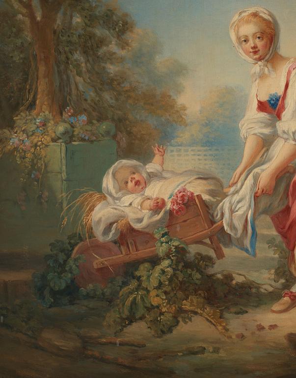 Jean Honoré Fragonard Hans efterföljd, ”La bergère”/”La vendangeuse”.