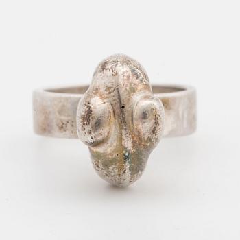 SIGURD PERSSON, silver ring, 1972,