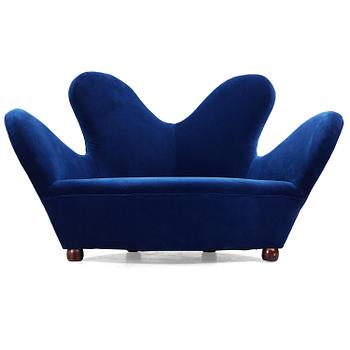 50. A Swedish Modern 'Love seat-sofa', 1950's.