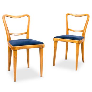 365. A pair of late 1940s chairs by Erkki Huttunen Architectural Office.
