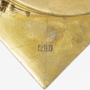 Compass, by Johan Gustaf Hasselström, instrument maker in Stockholm 1775-1812.