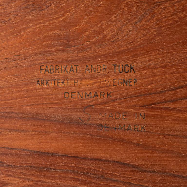 Hans J Wegner, nesting tables, 3 pieces, Andreas Tuck, Denmark.