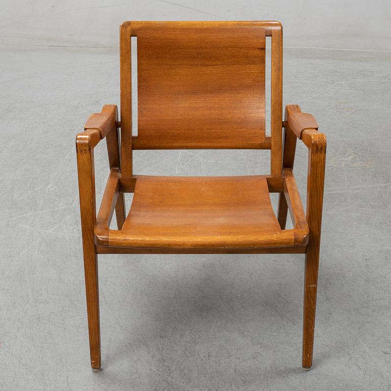 Axel Larsson, A pair of Swedish Bodafors armchairs, mid 20th century.
