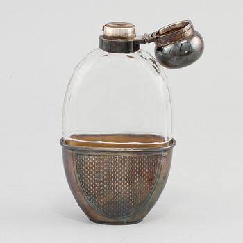 FICKPLUNTA, silver samt glas, 1900-tal.