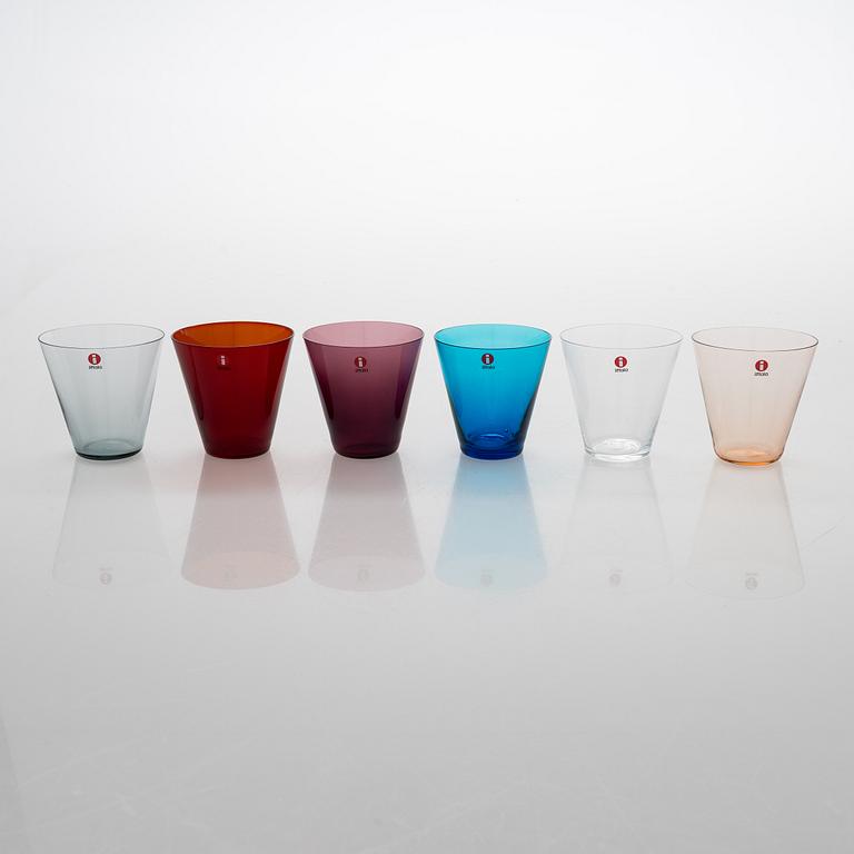 Kaj Franck, two 6-pce sets of 100-anniversary 'Kartio' tumblers, Iittala 2011.