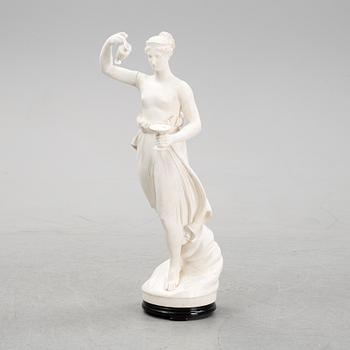Sculpture, plaster. Signed. Height 89 cm.