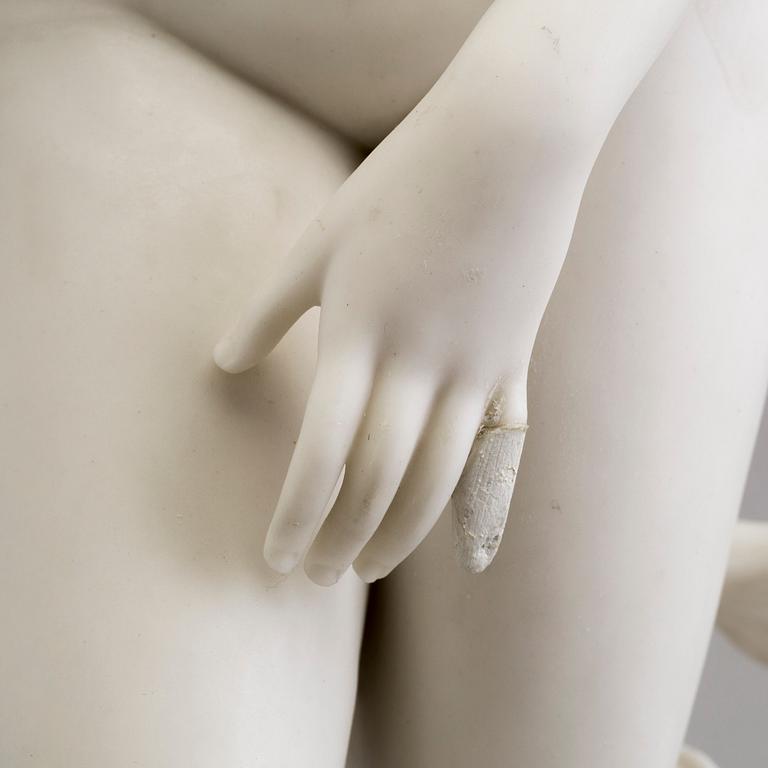 TWO PARIAN FIGURES, Gustafsberg, early 20th century.