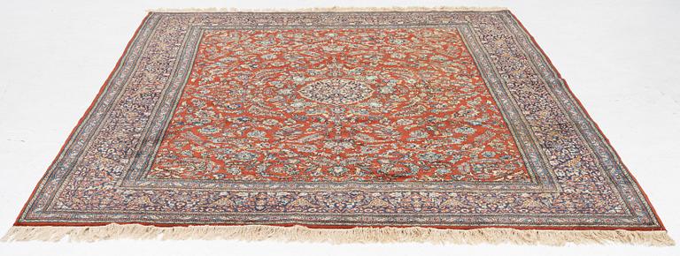 A carpet, Indo Tabriz, c. 281 x 216 cm.