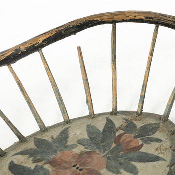 Pine basket, folk art, Jämtland, 19th century.