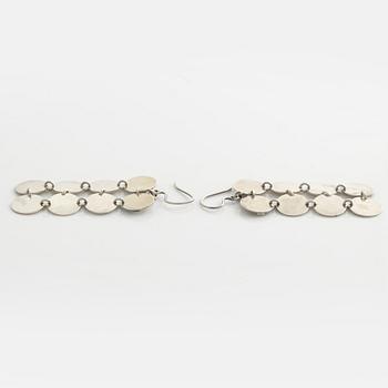 Kalevala Koru, a pair of earrings, silver.