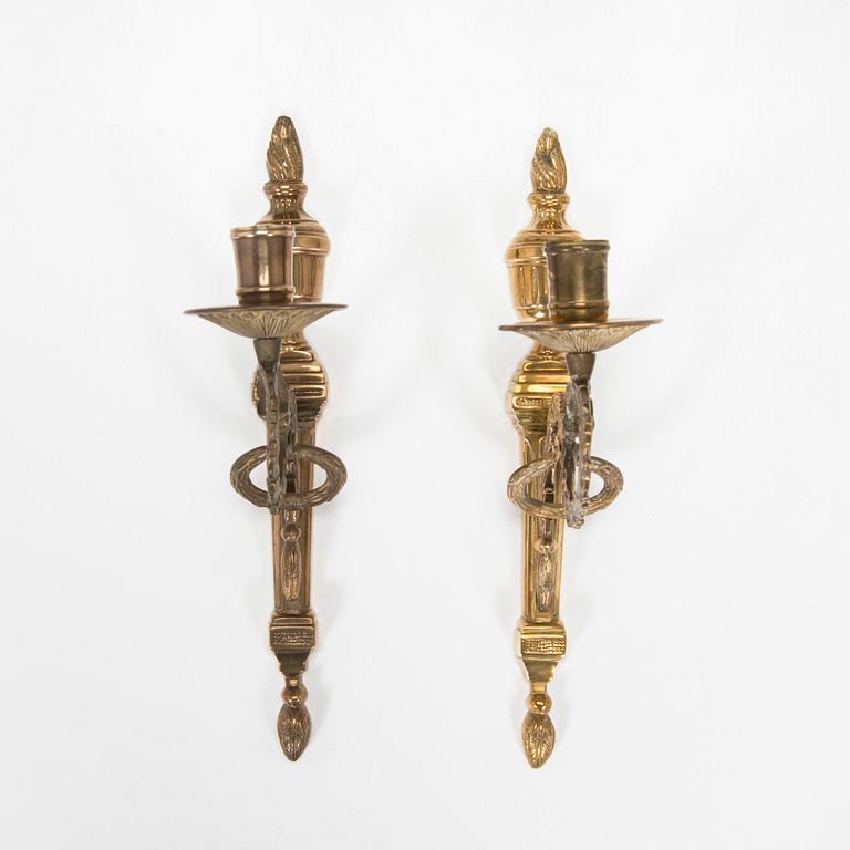 Seinälampetit, pari, "Törne", IKEAn 1700-luvun sarjasta, 1990-luku.