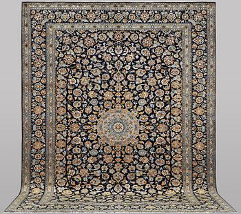 A carpet, Keshan, ca 405 x 302 cm.