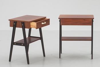 SÄNGBORD, ett par, 1950/60-tal.