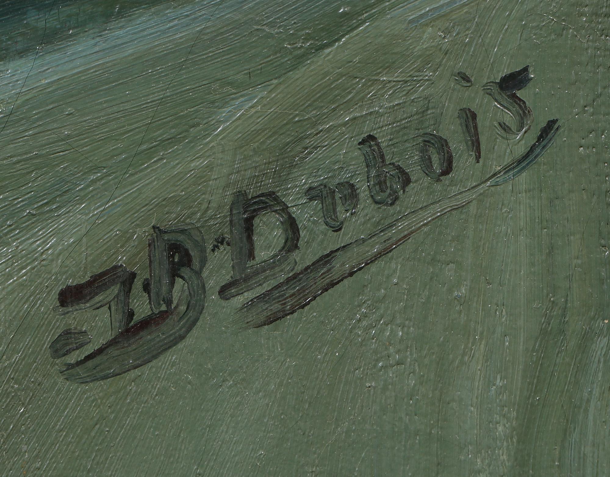 INGEBORG B DUBOIS, olja på duk, signerad.