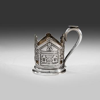 A RUSSIAN TEA GLASS HOLDER. РУССКИЙ ПОДСТАКАННИК.