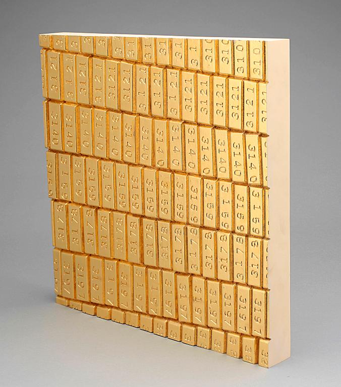 JURI MARKKULA, relief, bladguld, osign.