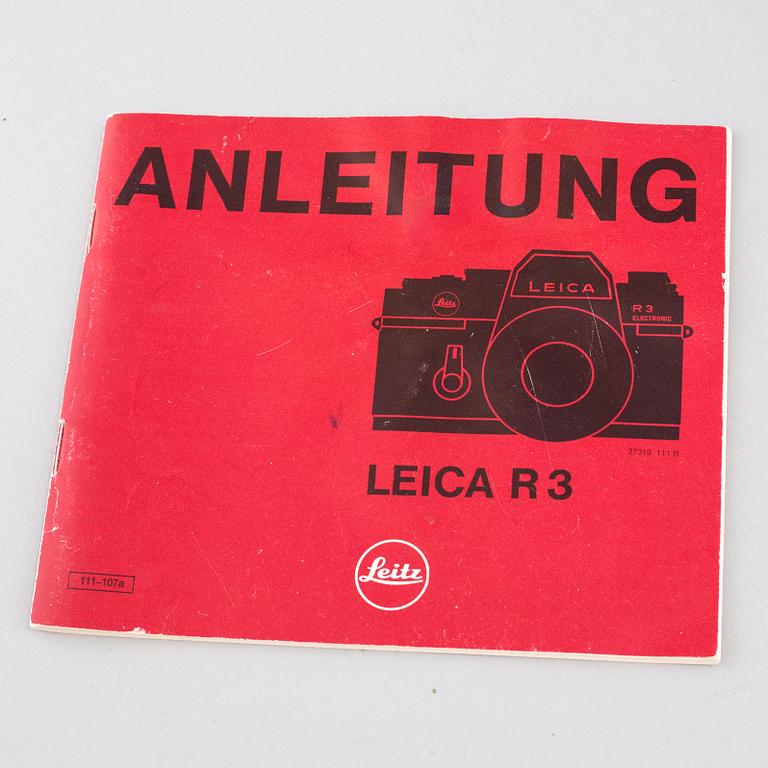 KAMERA, Leica, R3 Electronic, 1900-talets andra hälft.