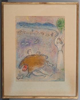 Marc Chagall, "LES JEUNES GENS DE METHUMNE".