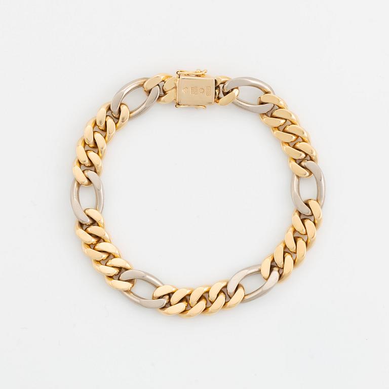 Armband 18K guld och vitguld, Jan Hellströmer.