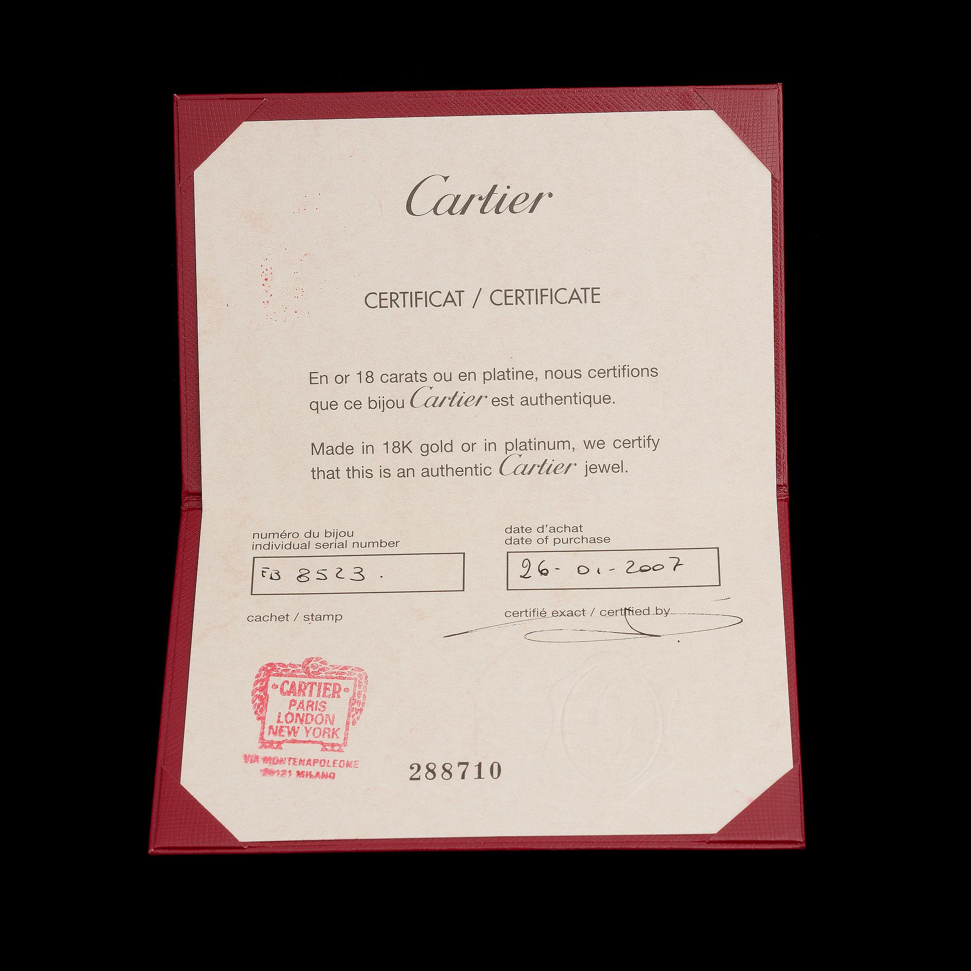 ARMRING, Cartier LOVE, 18K guld.