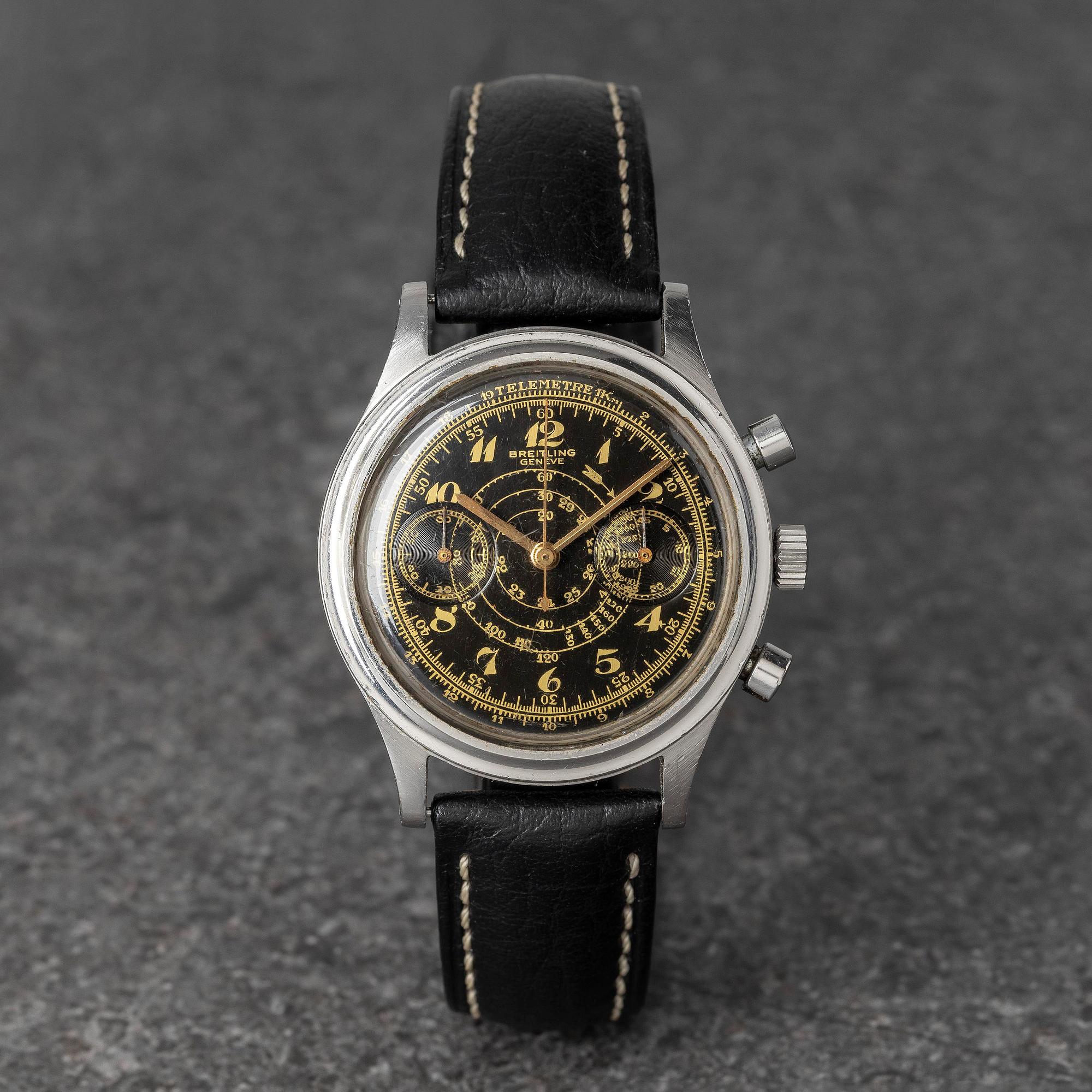 Breitling, "Clamshell", kronograf, ca 1940.