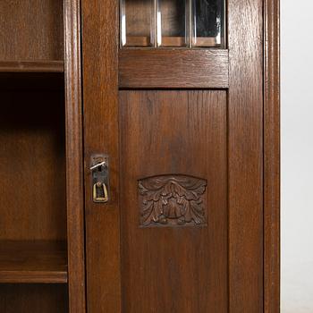 Bookcase Art Nouveau early 20th century.