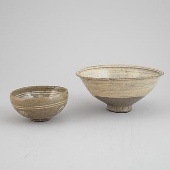 Two ceramic bowls, Korea, Goryo/Koryo (918-1392).