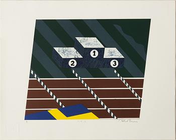 Portfolio, with 5 lithographs, “5th IAAF World Championships in Athletics Göteborg 1995”.