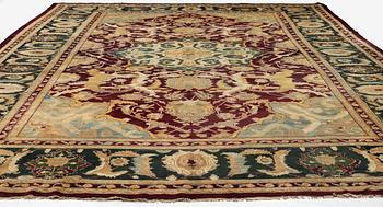 An Agra carpet, North India, c. 575 x 404 cm.