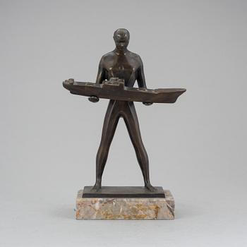 OKÄND KONSTNÄR, skulptur, brons. 1900-talets mitt.