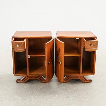 Nightstands, a pair, 20th century.