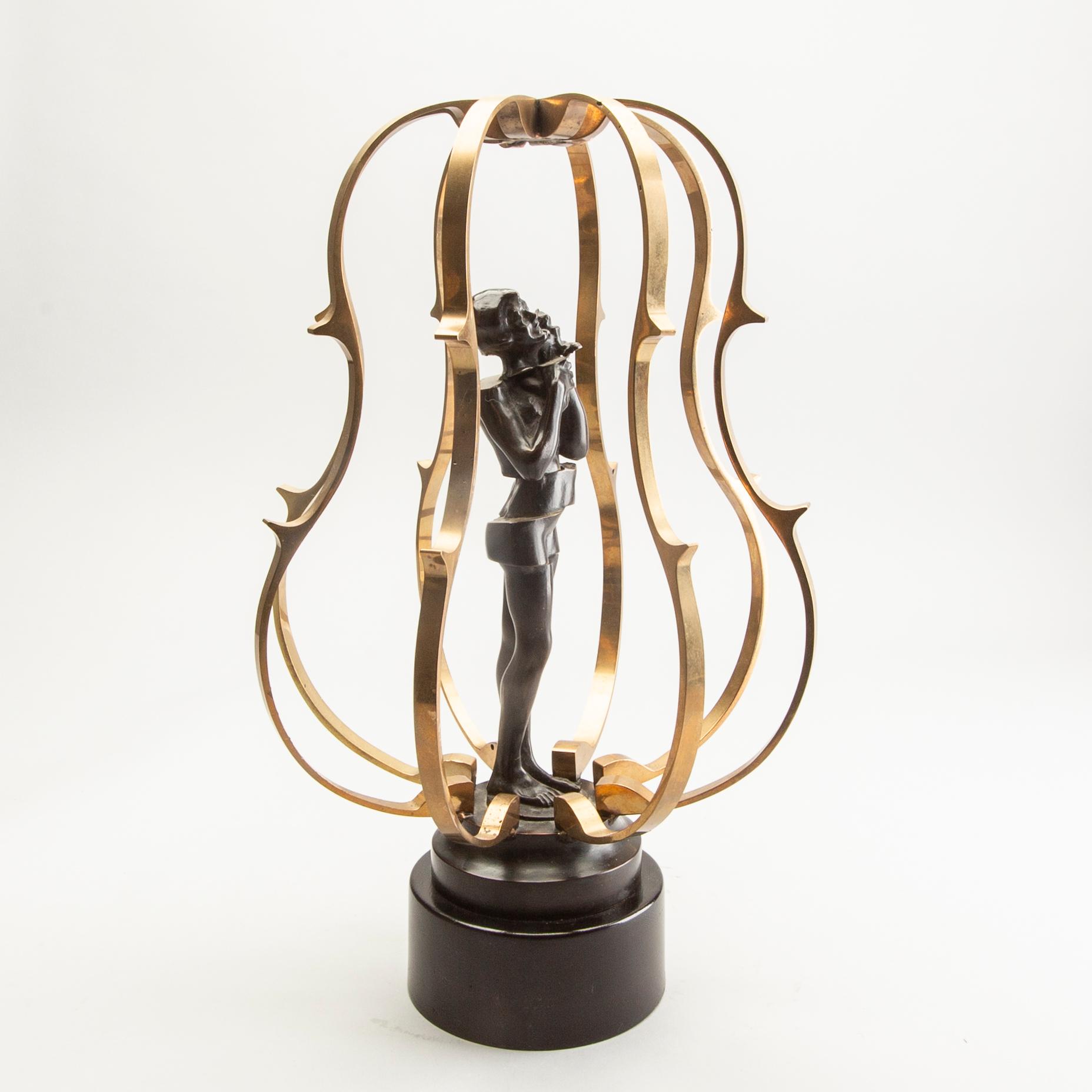 Fernandez Arman, a bronze sculpture signed and numbered 7/100.