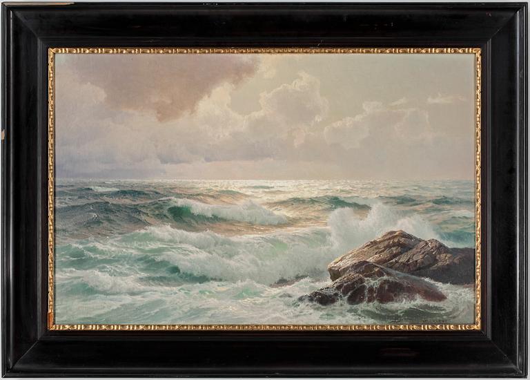 WILHELM MÜLLER-BRIEGHEL, olja på duk, signerad.