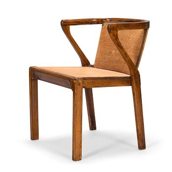 Alvar Aalto, karmstol, modell 2 för O.Y. Huonekalu- ja Rakennustyötehdas A.B. 1900-talets mitt.