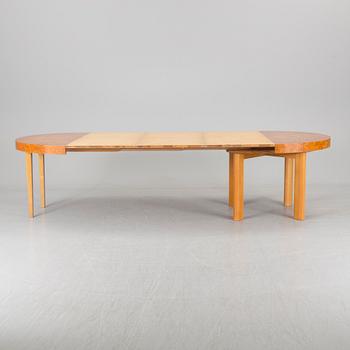 A set of eight chairs and a dining table 'Birka' by Axel Einar Hjorth, Nordiska Kompaniet, 1930s.