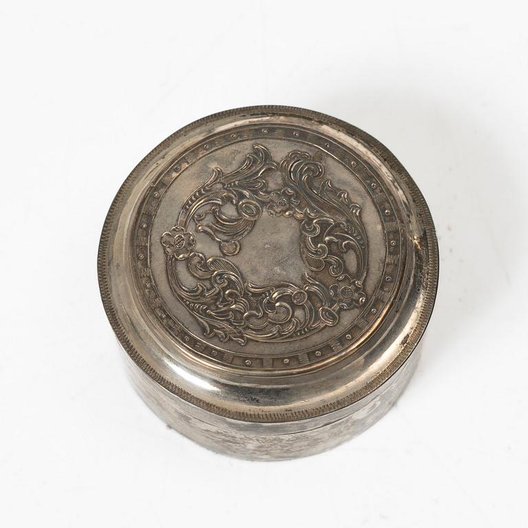 Dosor, 4 st, silver, 1800-1900-tal.