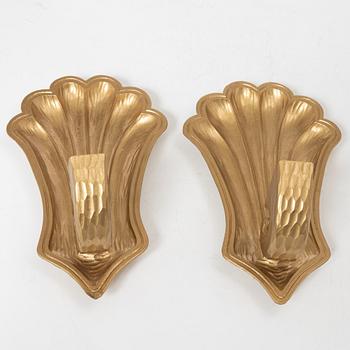 Wall sconces, a pair, 20th century.