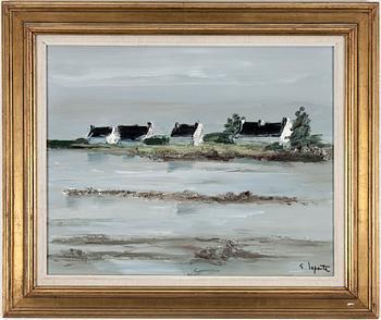 GEORGES LAPORTE, oil on canvas, signed G Laporte. Also signed G. Laporte on verso.