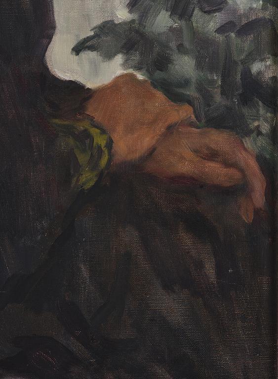 Lotte Laserstein, Seated lady.
