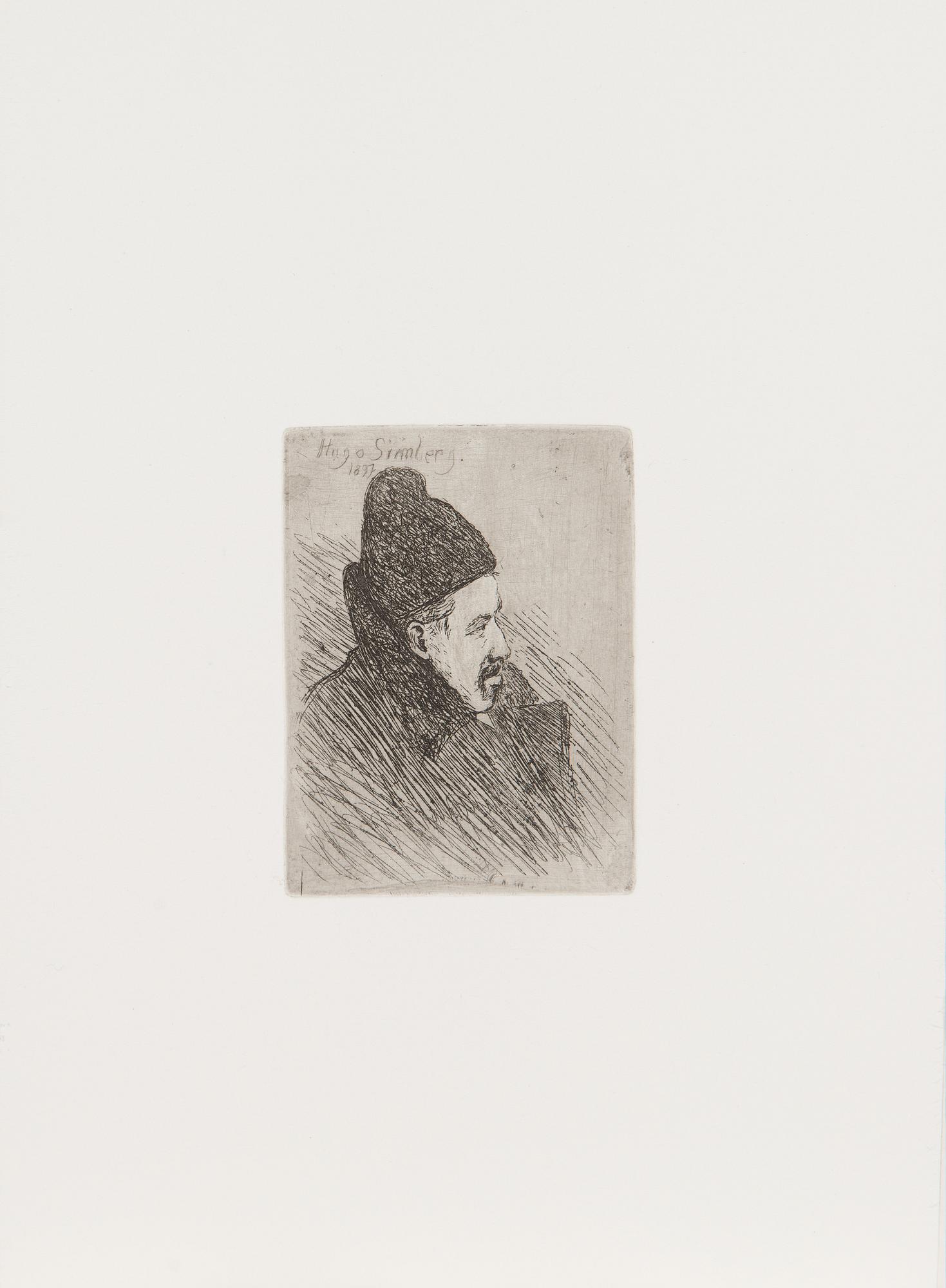 Hugo Simberg, "Omakuva" (Self portrait).