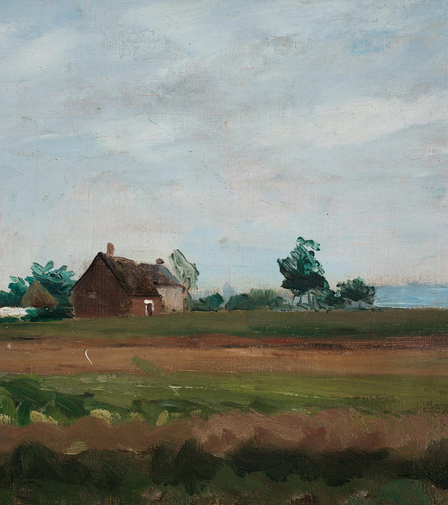 Carl Fredrik Hill, 'View over Champagne' (Utsikt mot Champagne).