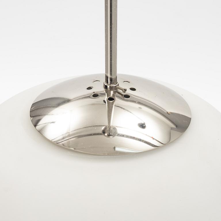 A glass ceiling light, mid 20th Century.