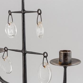 Erik Höglund, ljusstake/kandelaber, Boda, 1900-talets andra hälft.