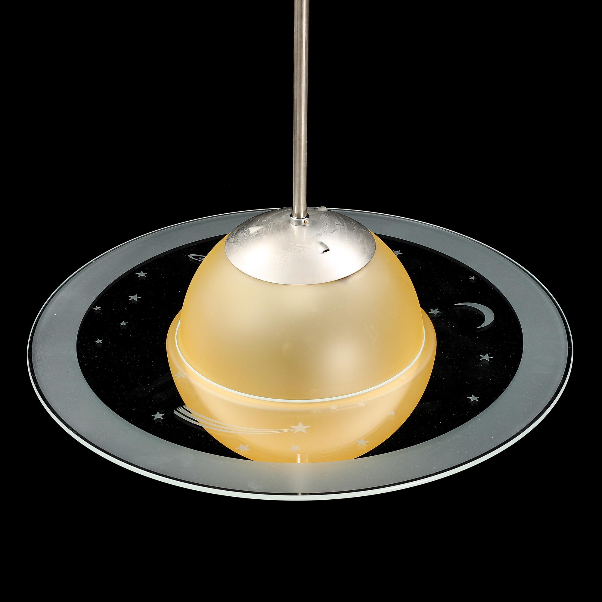 A 1930's/40's 'Saturn' pendant light.
