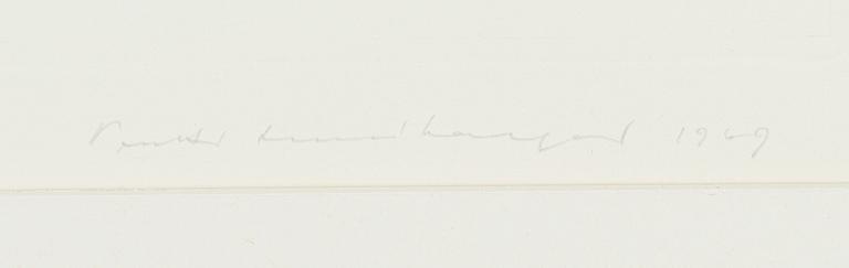 Pentti Lumikangas, torrnål, akvatint, signerad och daterad 1969, numrerad 23/30 tpl'a.