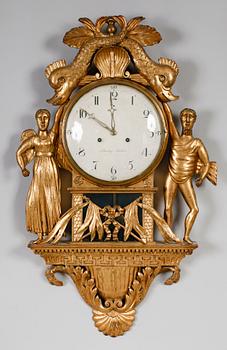 VÄGGPENDYL, empire, Beurling, Stockholm, sekelskiftet 1800.