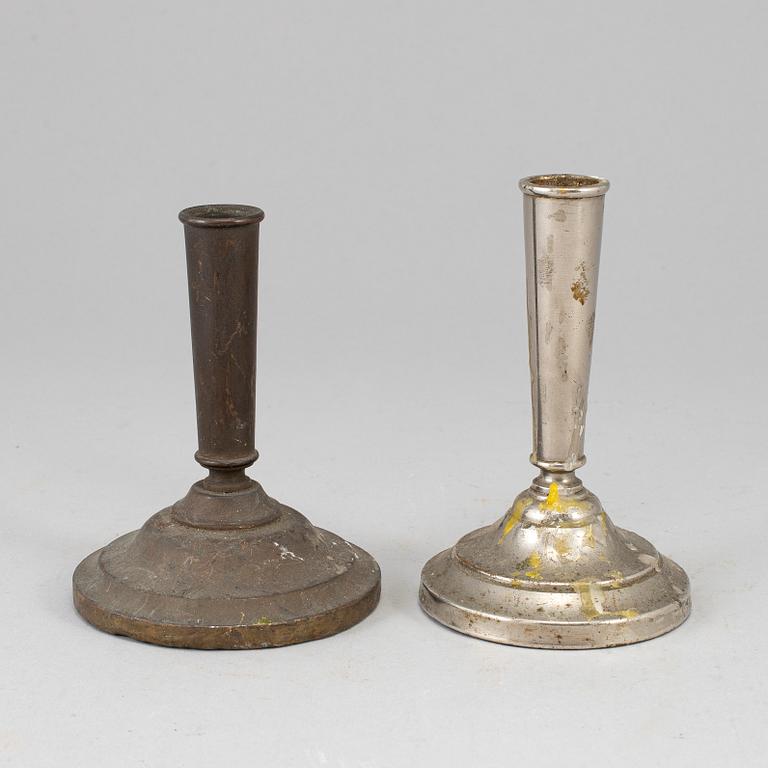 Two metal umbrella stands, first half of the 20th century.