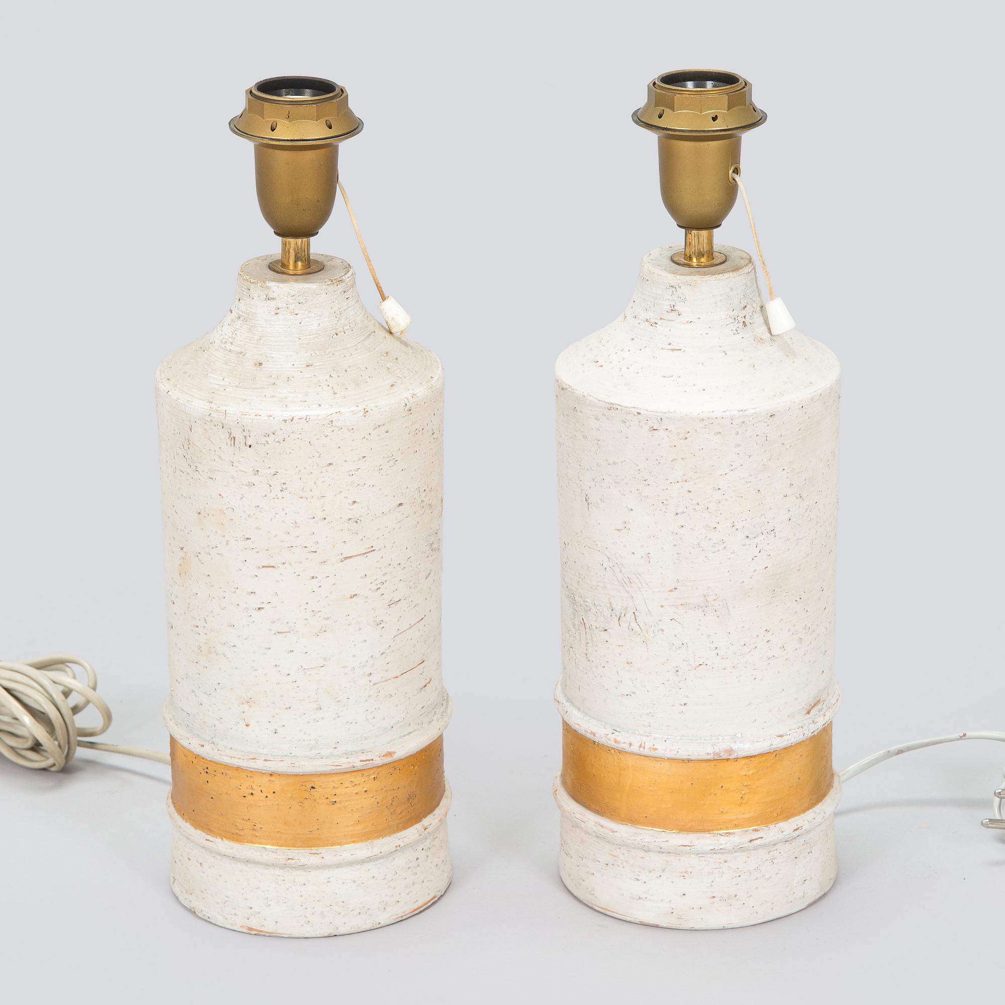 A pair of 1960/1970 table lamps for Bitossi.
