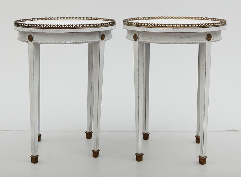 BORD, 1 par, gustaviansk stil, 1800-/1900-tal.