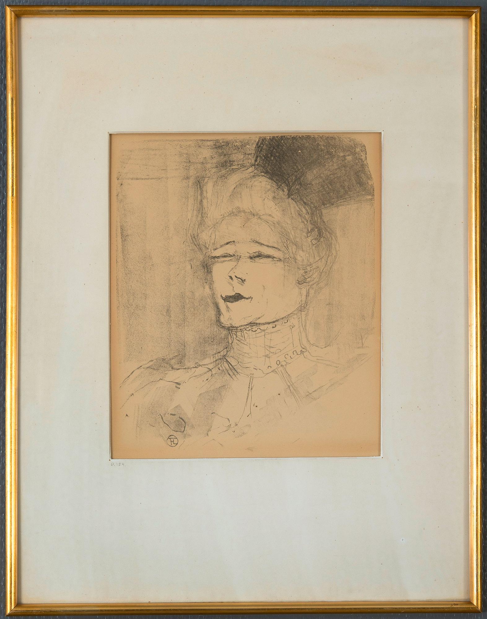 Henri de Toulouse-Lautrec, "JEANNE GRANIER, 1895".